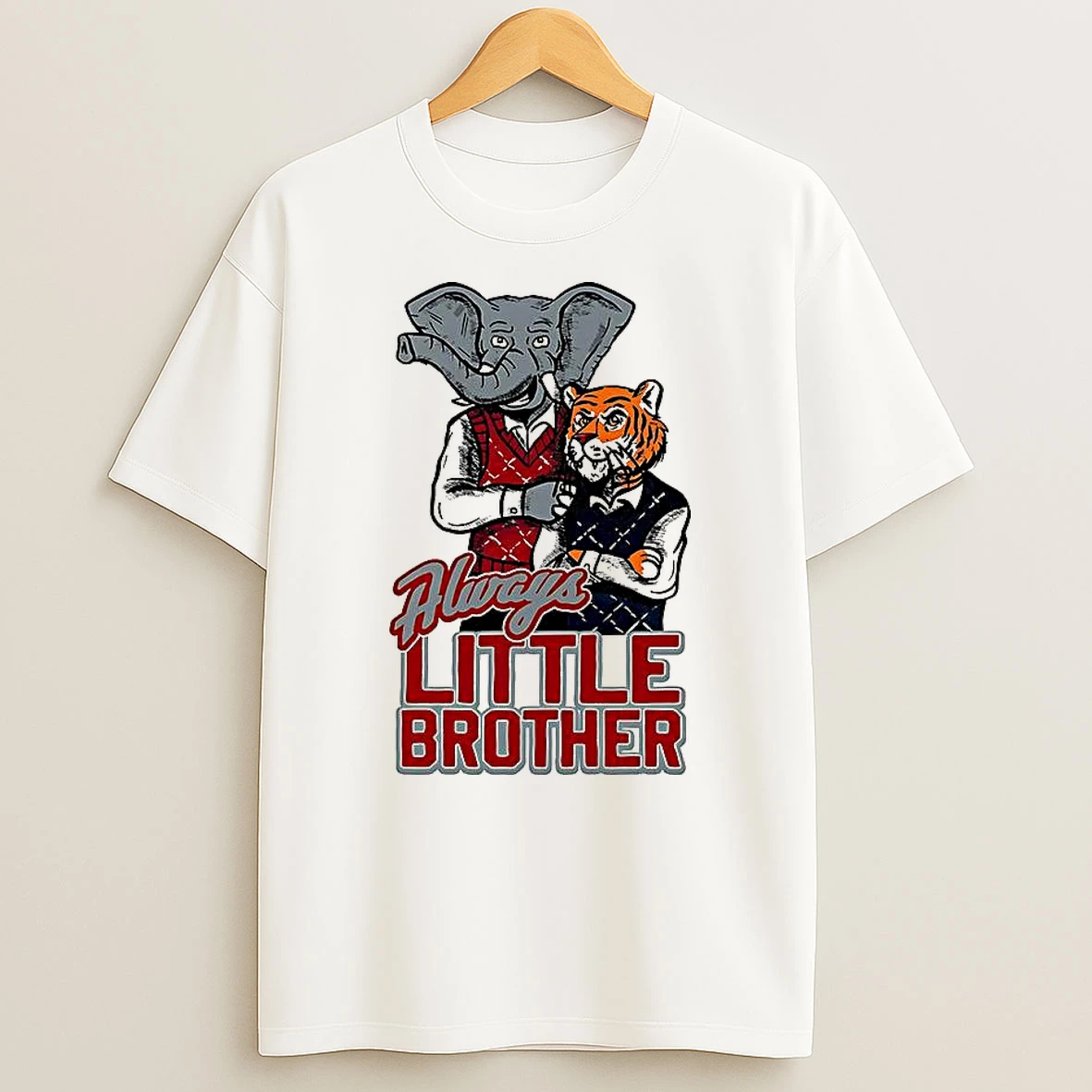 Alabama Crimson Tide Vs Auburn Tigers Always Little Brother T Shirt