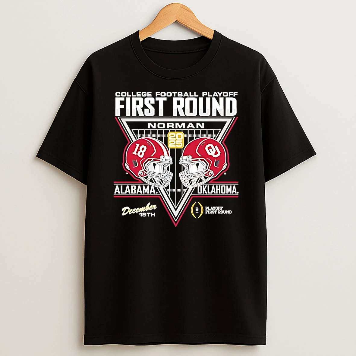 Alabama Crimson Tide Vs Oklahoma Sooners 2025 Cfp First Round Norman T Shirt