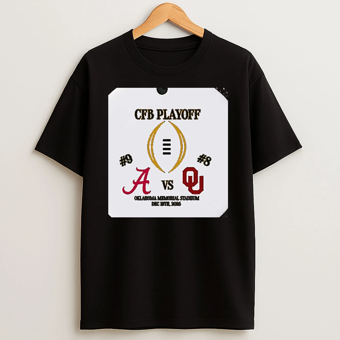 Alabama Crimson Tide Vs Oklahoma Sooners 2025 Cfp First Round Christmas T Shirt