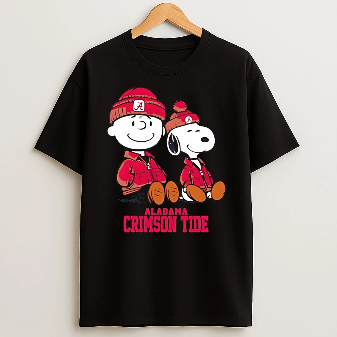 Alabama Crimson X Snoopy And Charlie Brown T Shirt