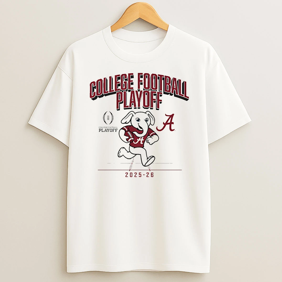 Alabama Football 2025 26 Cfp Mascot T Shirt
