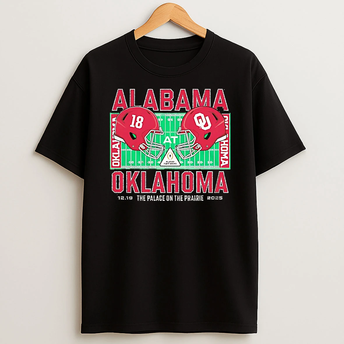 Alabama Vs Oklahoma 2025 Cfp The Palace On The Prairie T Shirt