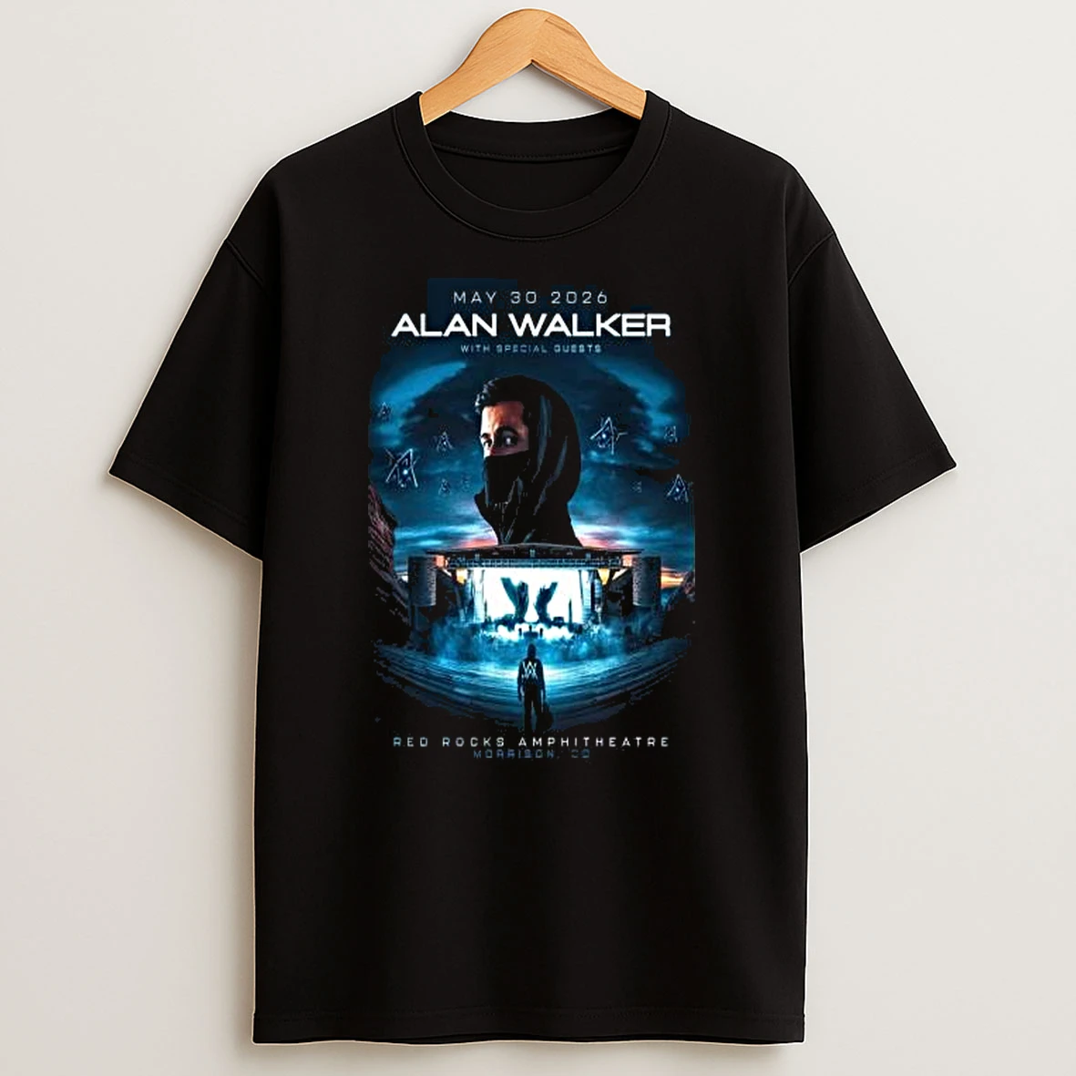 Alan Walker Red Rocks Amphitheatre Morrison Co May 30 2026 T Shirt