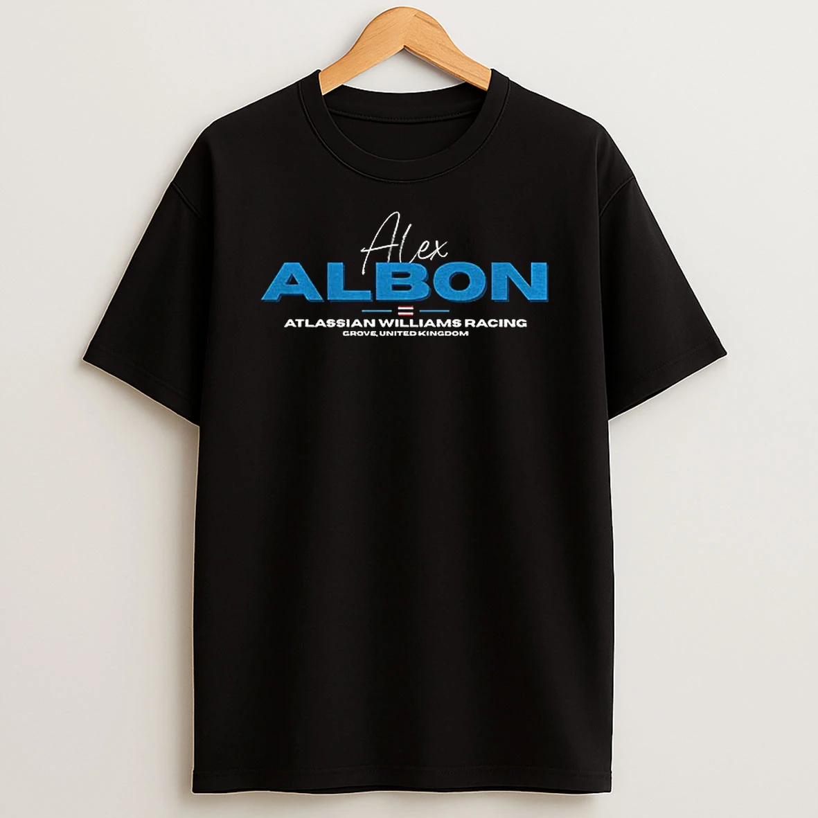 Alex Albon Atlassian Williams Racing Grove United Kingdom T Shirt