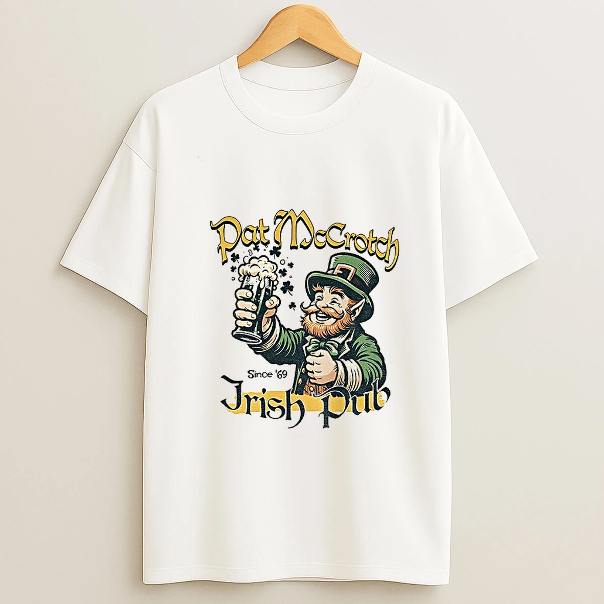 Alien Pat Mccrotch Irish Pub St Patricks Day Since 69 T Shirt