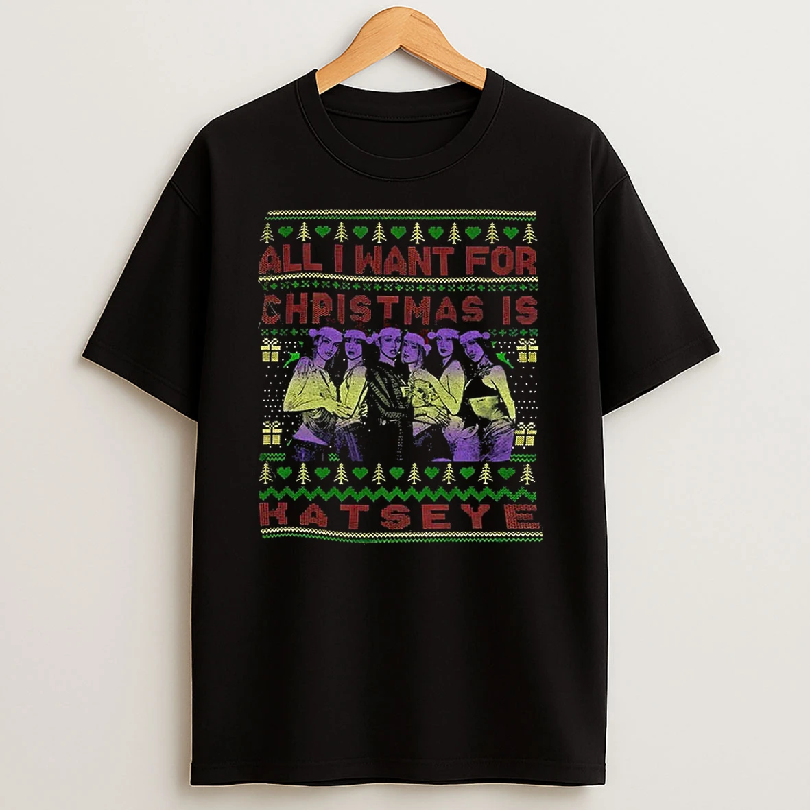All I Want For Christmas Katseye Vintage T Shirt