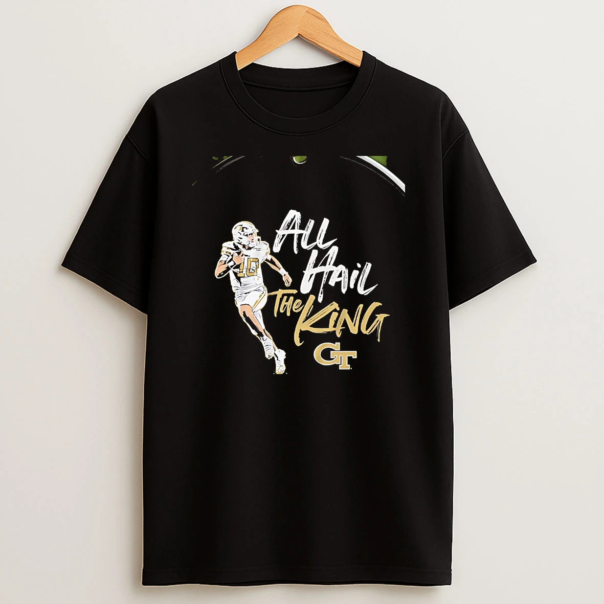 All Hail Jamal Haynes King Georgia Tech Yellow Jackets Chriast T Shirt