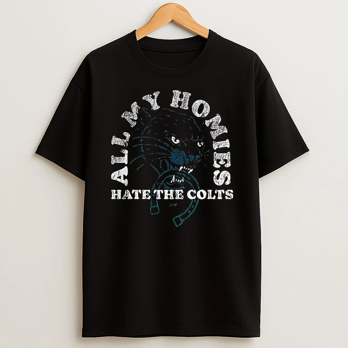 All My Homies Hate The Colts Jacksonville Jaguars Gnaw Indianapolis Colts T Shirt