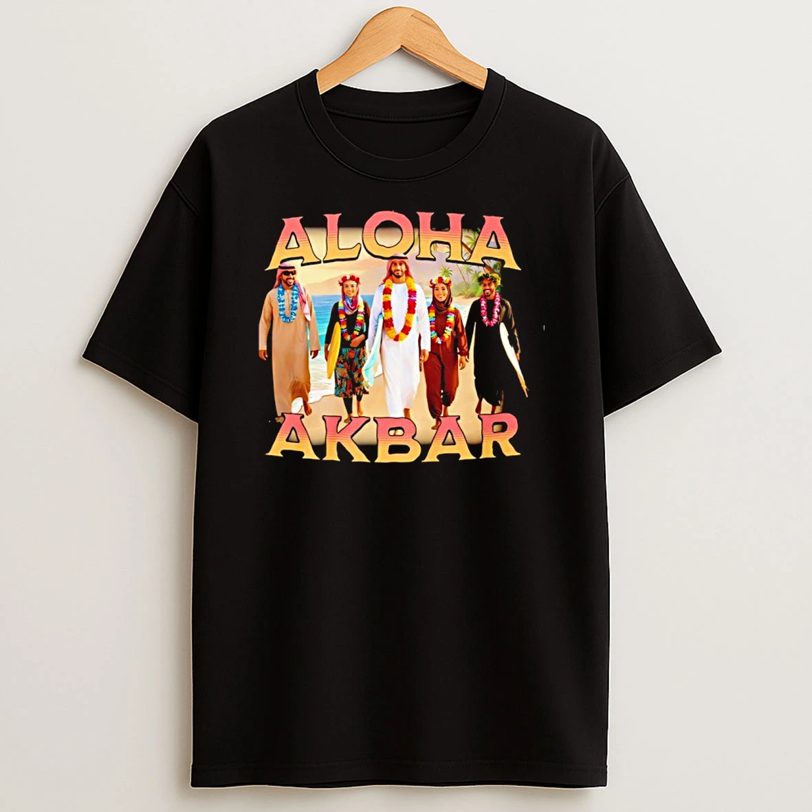 Aloha Akbar Hawaii Graphic T Shirt