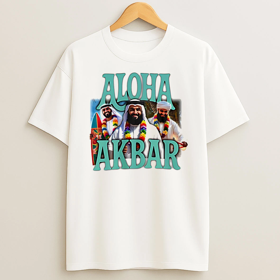 Aloha Akbar Surf Graphic T Shirt