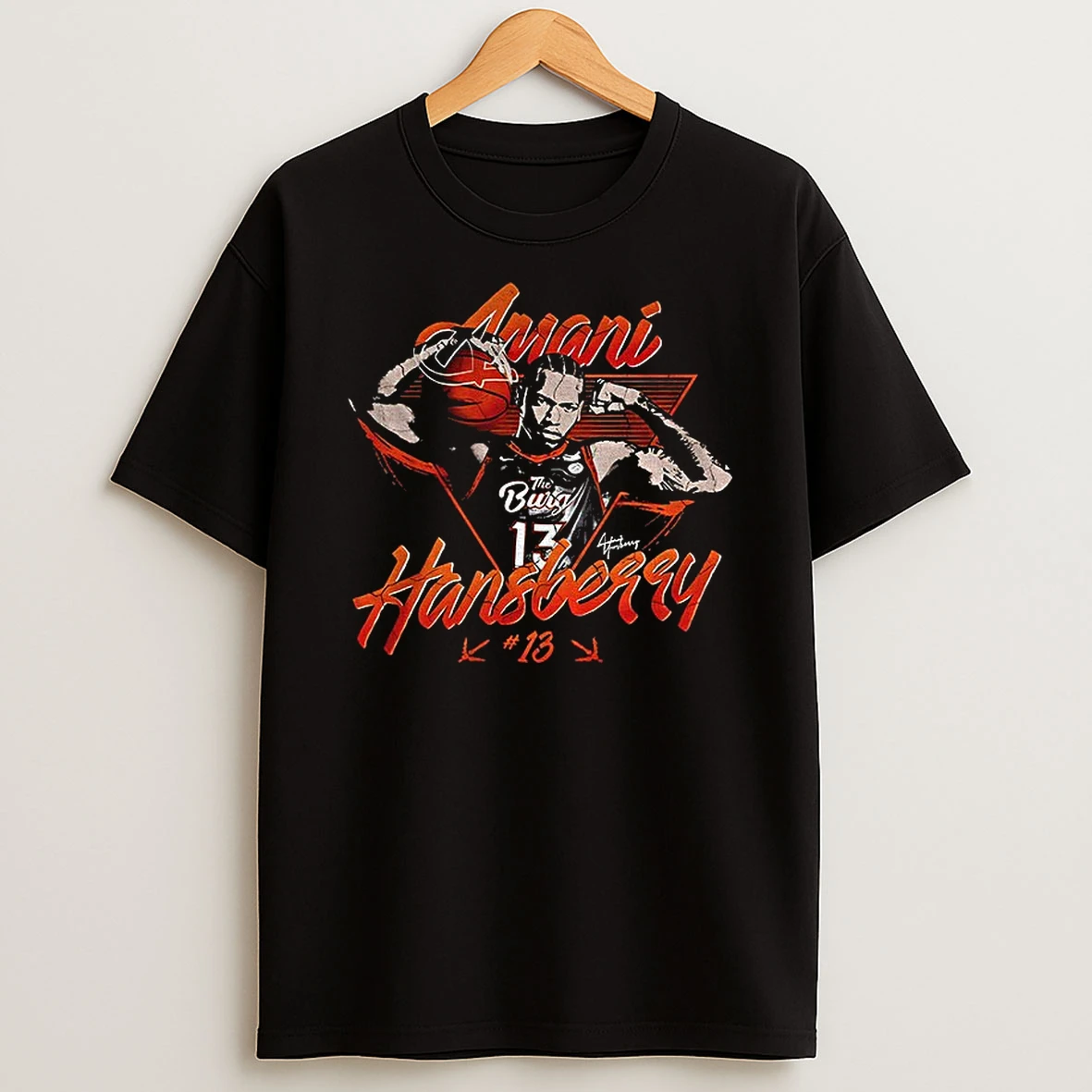 Amani Hansberry Virginia Tech Hokies Basketball 13 Vintage T Shirt