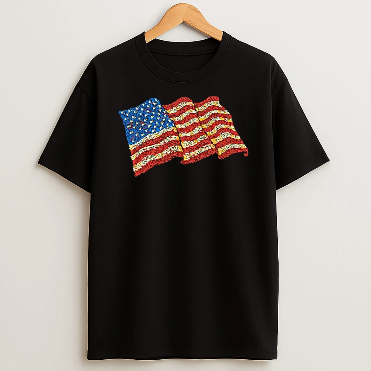 American Flag Freedom Impressionist T Shirt