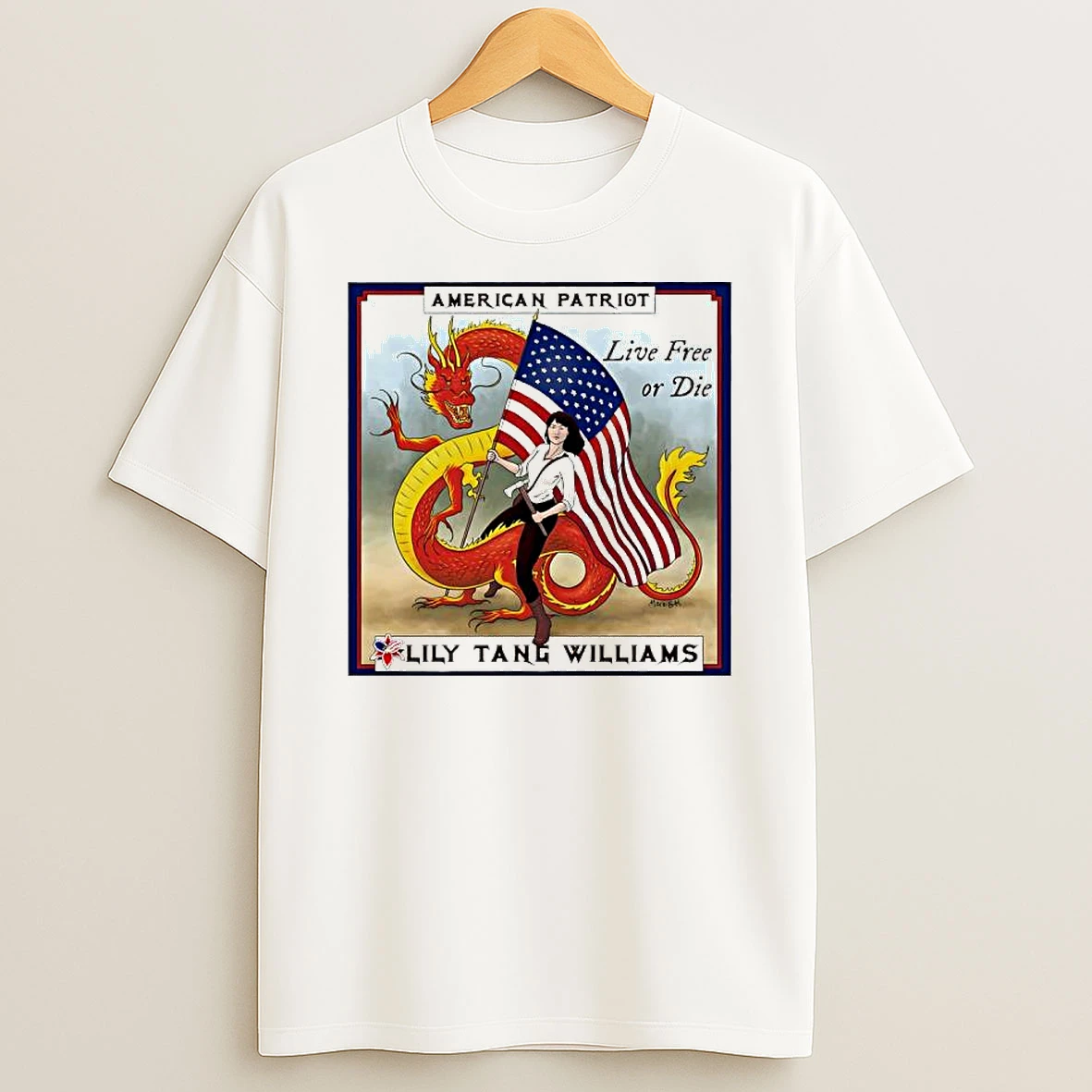 American Patriot Lily Tang Williams Live Free Or Die T Shirt