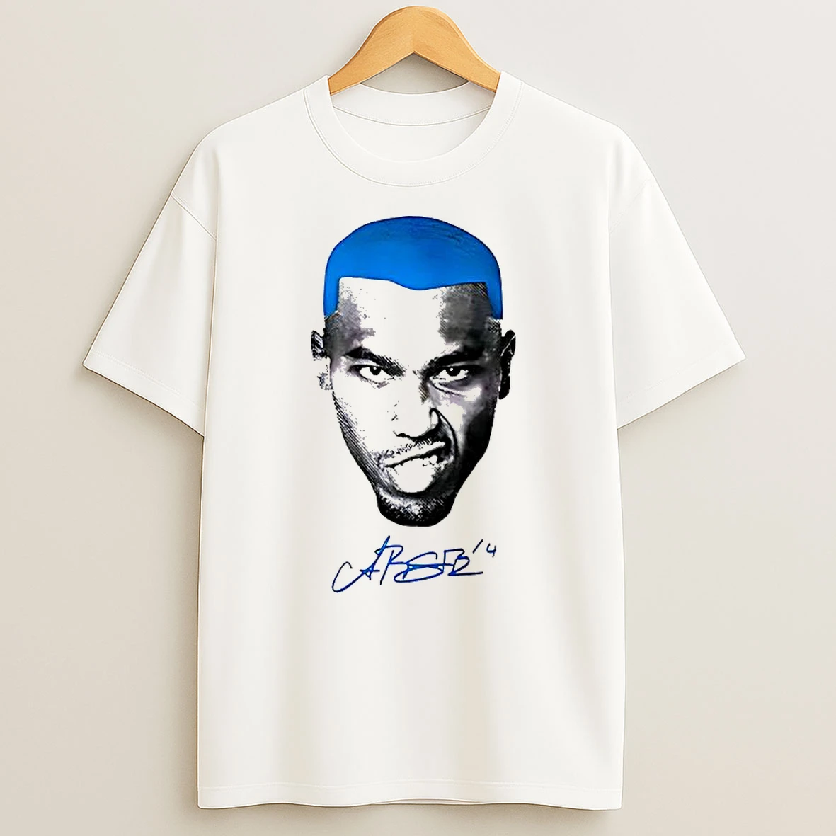 Amon Ra St Brown Detroit Lions Football Smirked Face Signature T Shirt