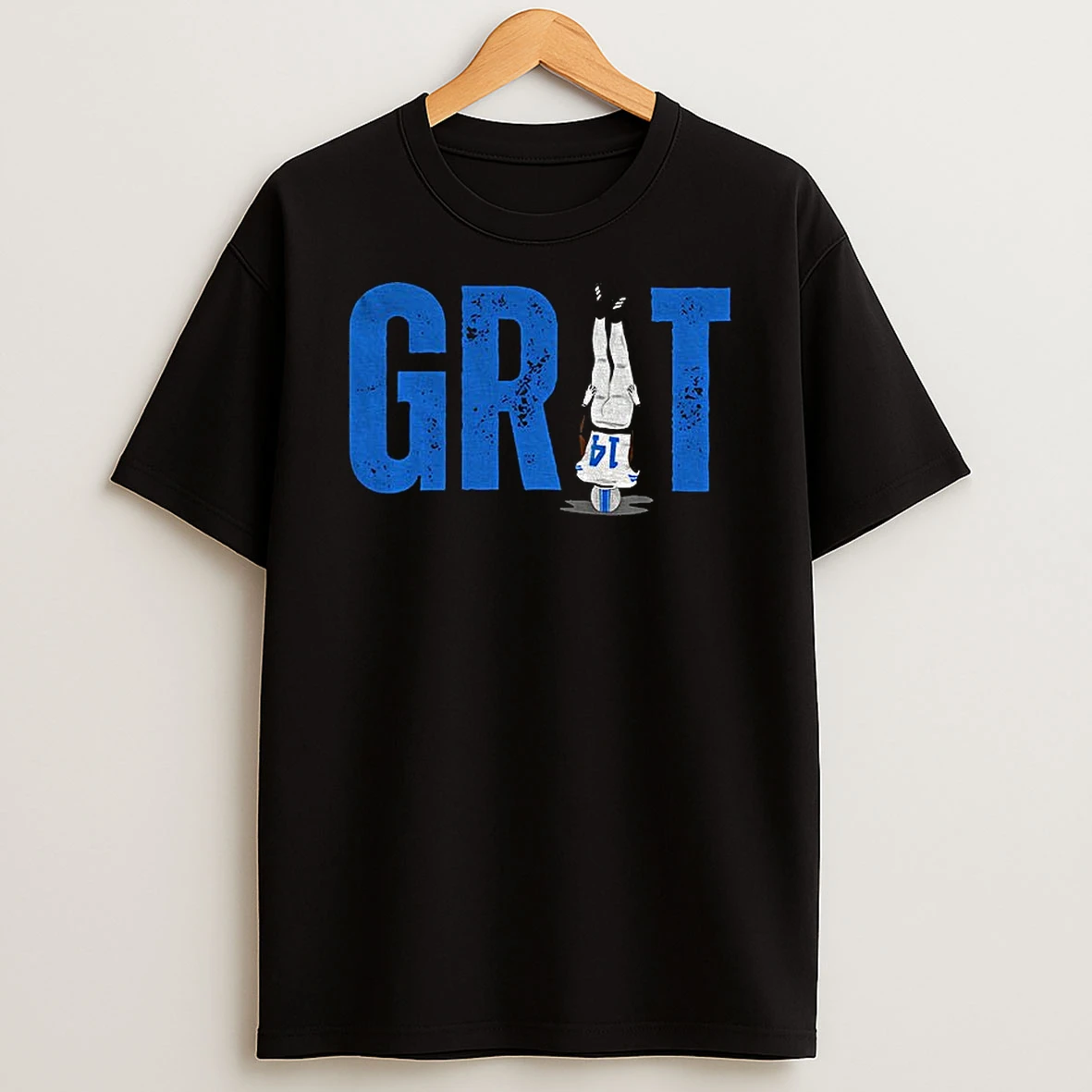 Amon Ra St Brown Upside Down Detroit Lions Grit Nfl Football 2025 T Shirt
