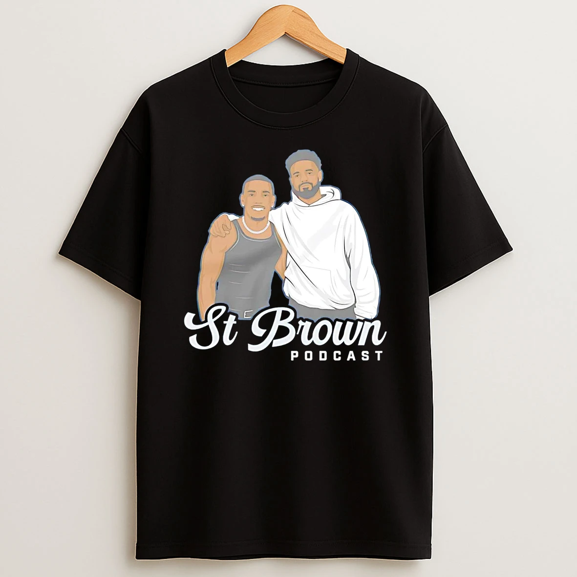 Amon Ra And Equanimeous St Brown Podcast T Shirt