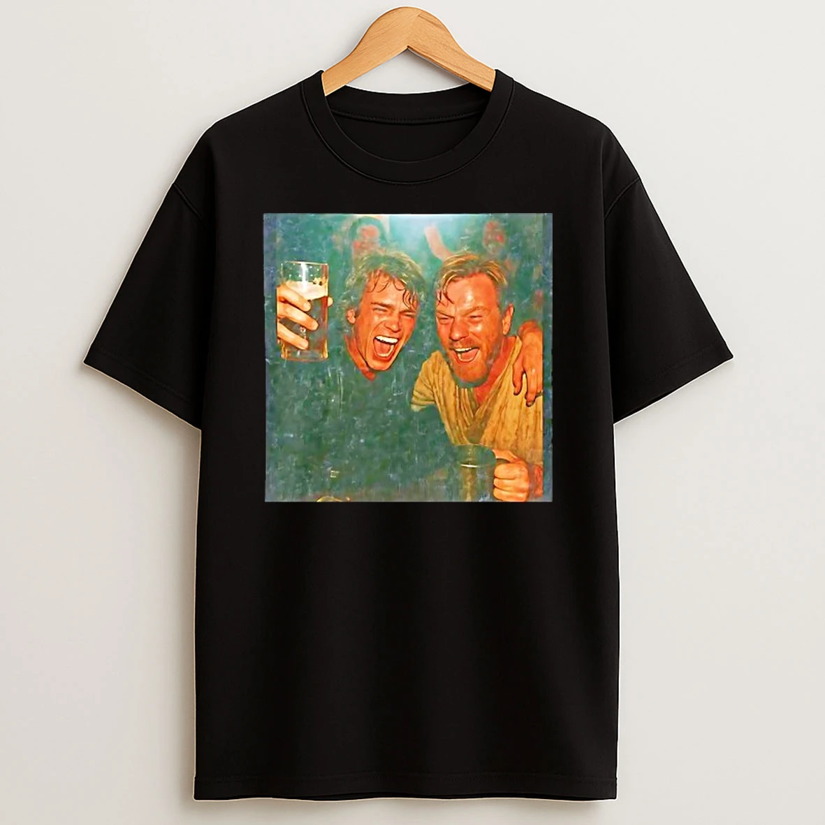 Anakin Skywalker And Obi Wan Kenobi Smile T Shirt