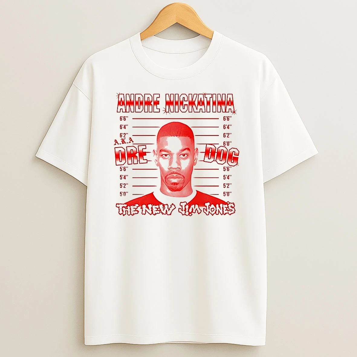 Andre The Jim Jones Criminal Photo T Shirt