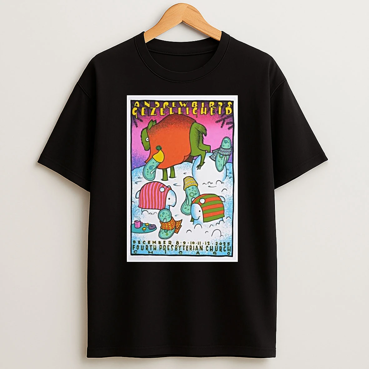 Andrew Bird At Fourth Presbyterian Church In Chicago Il On Dec 8 12 2025 T Shirt