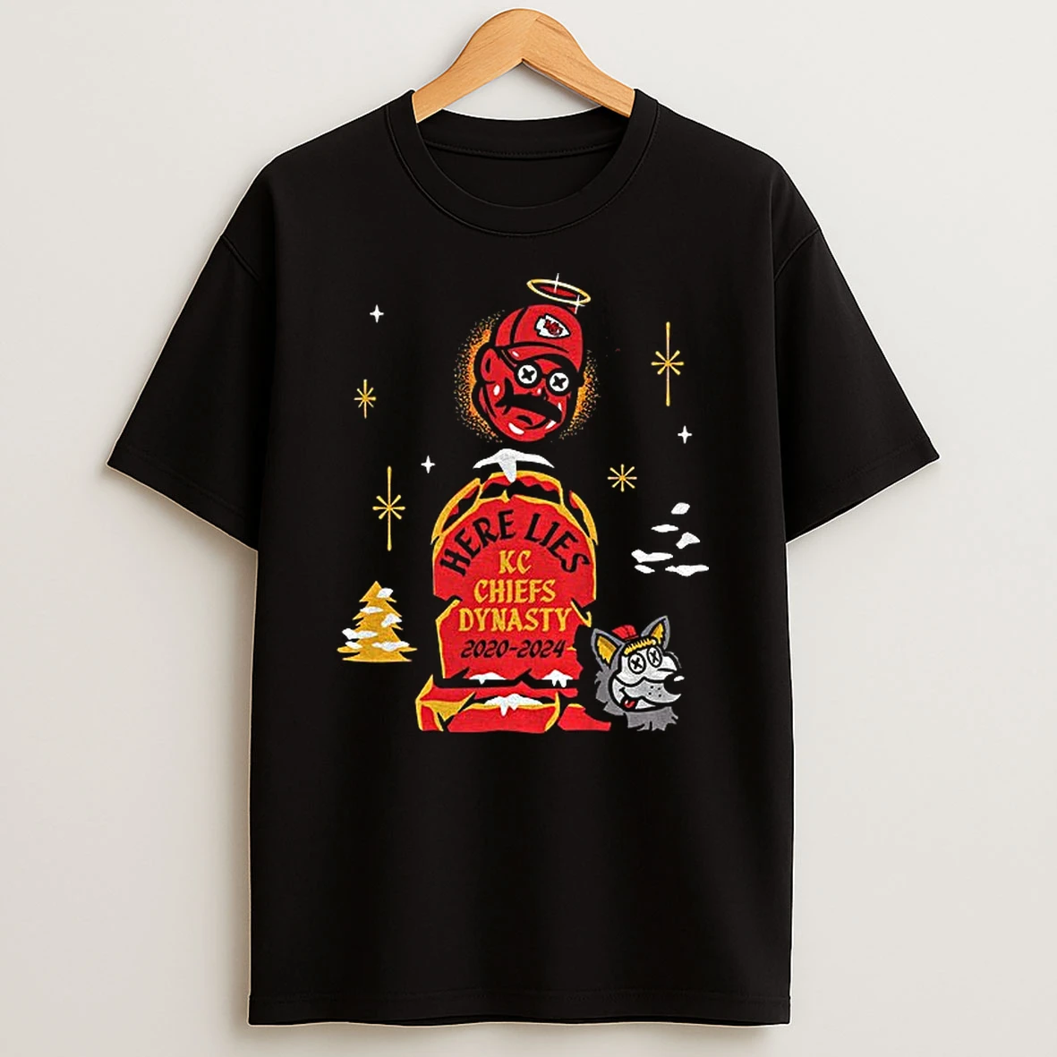Andy Reid Kansas City Chiefs Here Lies Kc Chiefs Dynasty 2020 2024 T Shirt