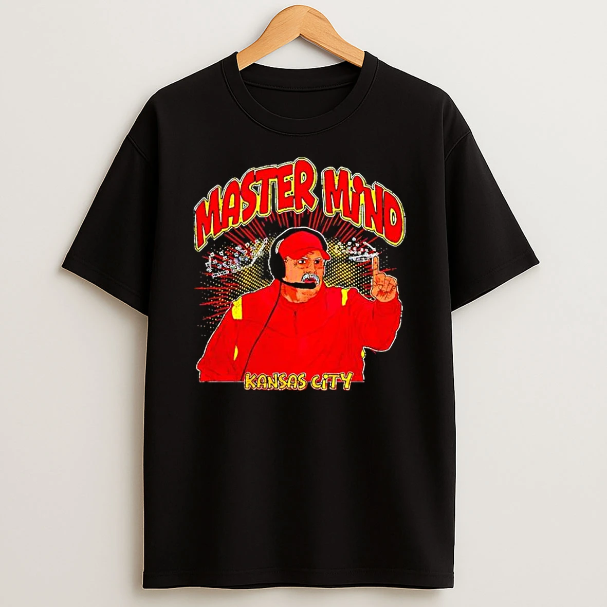 Andy Reid Mastermind Kansas City Chiefs Quarterback T Shirt