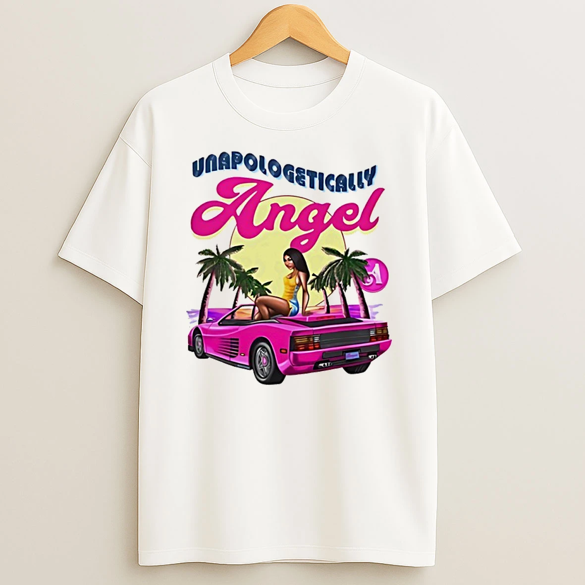 Angel Reese Unapologetically Angel In Paradise T Shirt