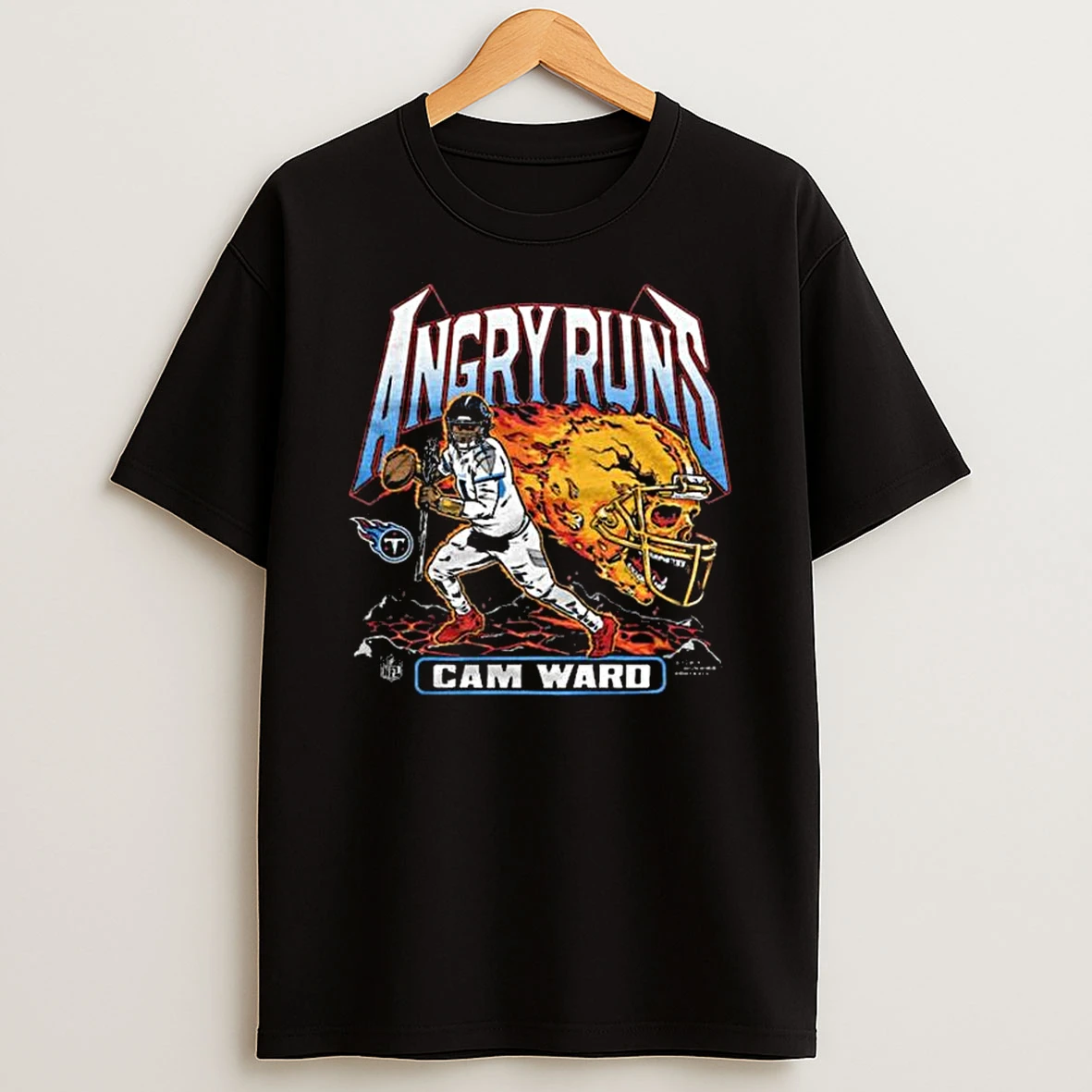Angry Runs 2025 Titans Cam Ward T Shirt