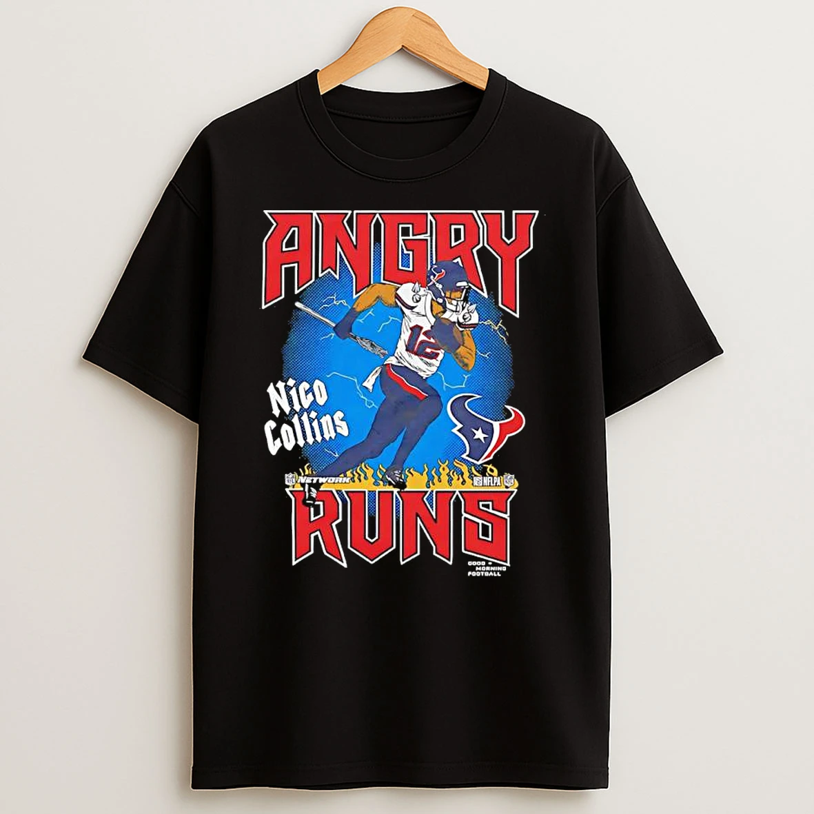 Angry Runs Nico Collins T Shirt