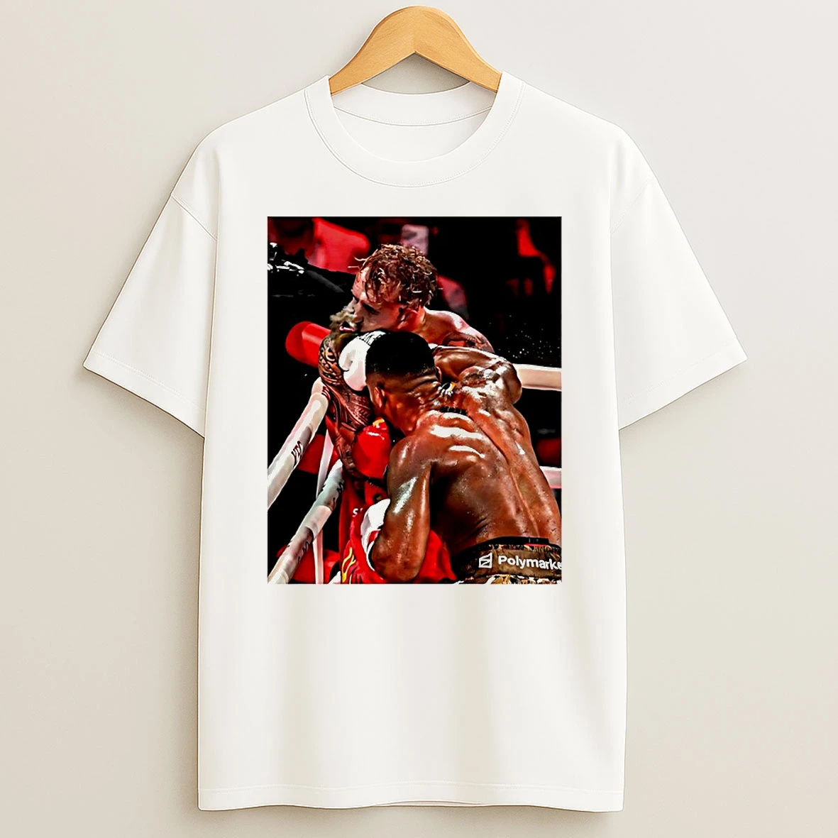 Anthony Joshua Ko Jake Paul Photo Circle T Shirt