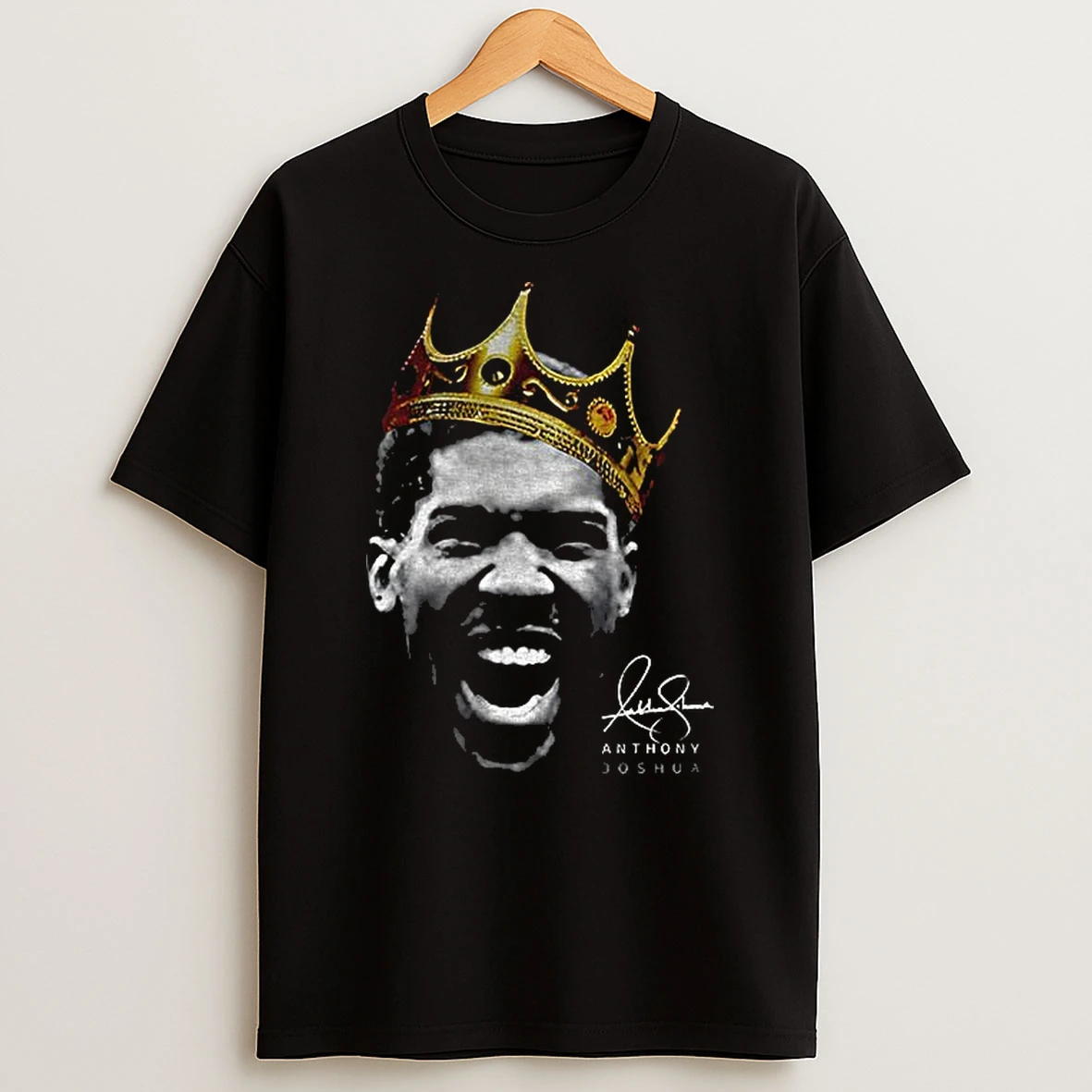 Anthony Joshua The King Boxing Signature T Shirt