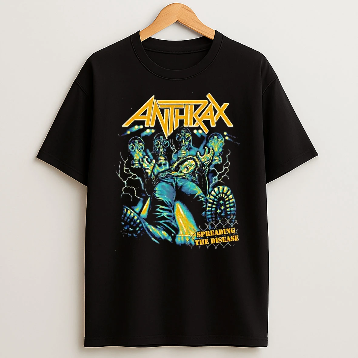 Anthrax Spreading The Disease Track List T Shirt