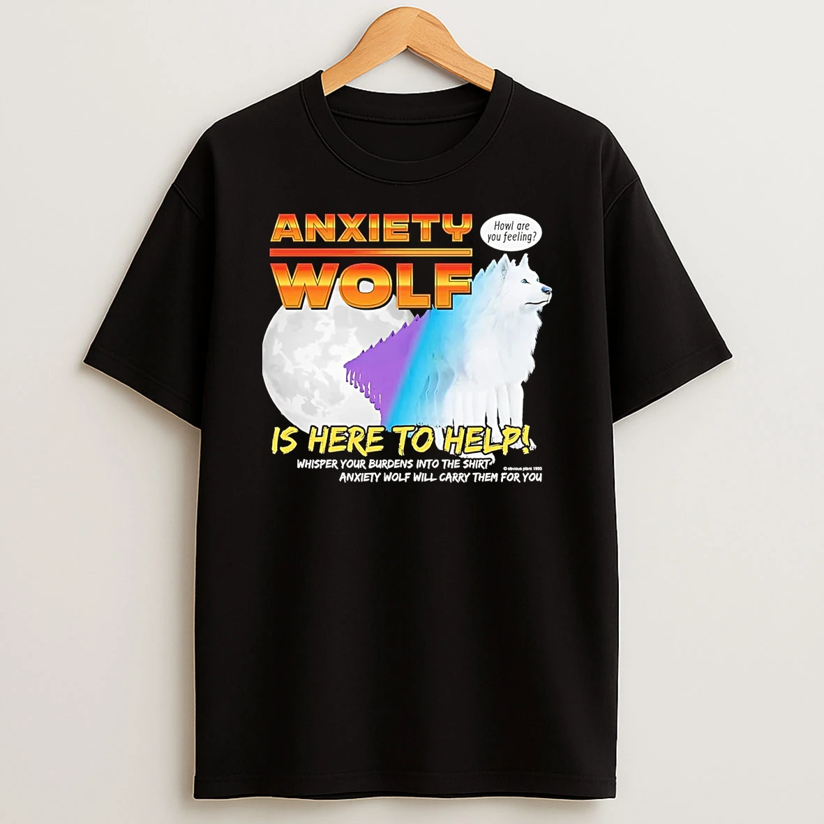 Anxiety Wolf Is Here To Help T Shirt