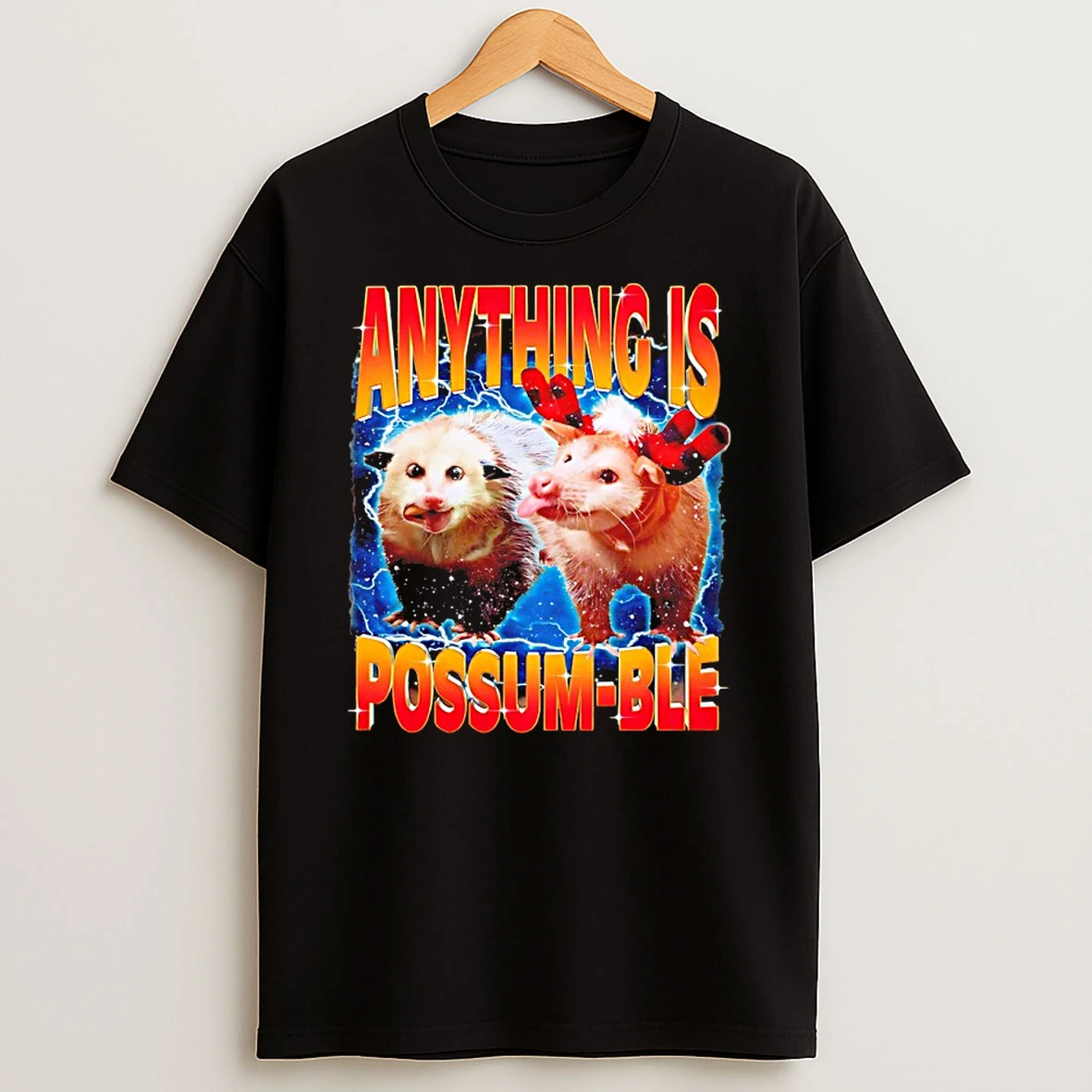 Anything Is Possum Ble Christmas 2025 Funny T Shirt