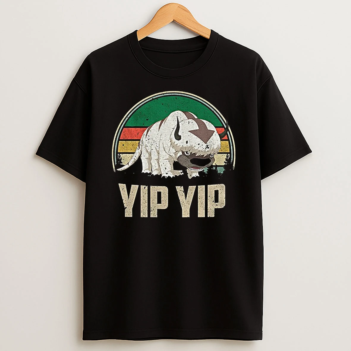 Appa Sky Bison Yip Yip Vintage T Shirt