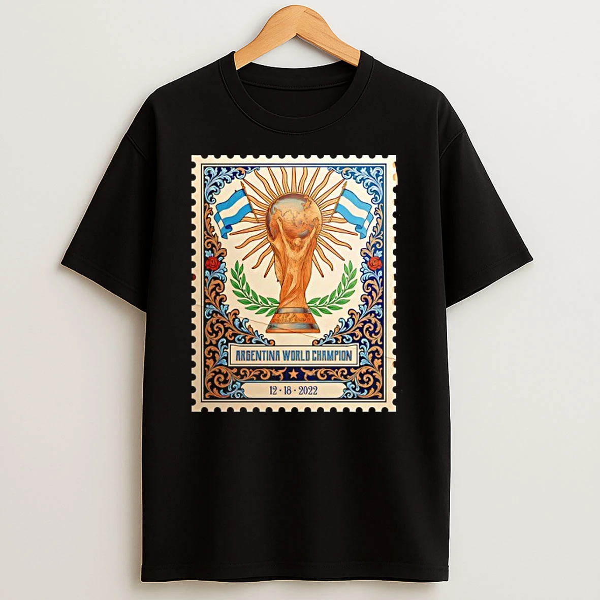 Argentina World Champion 2022 Stamp T Shirt