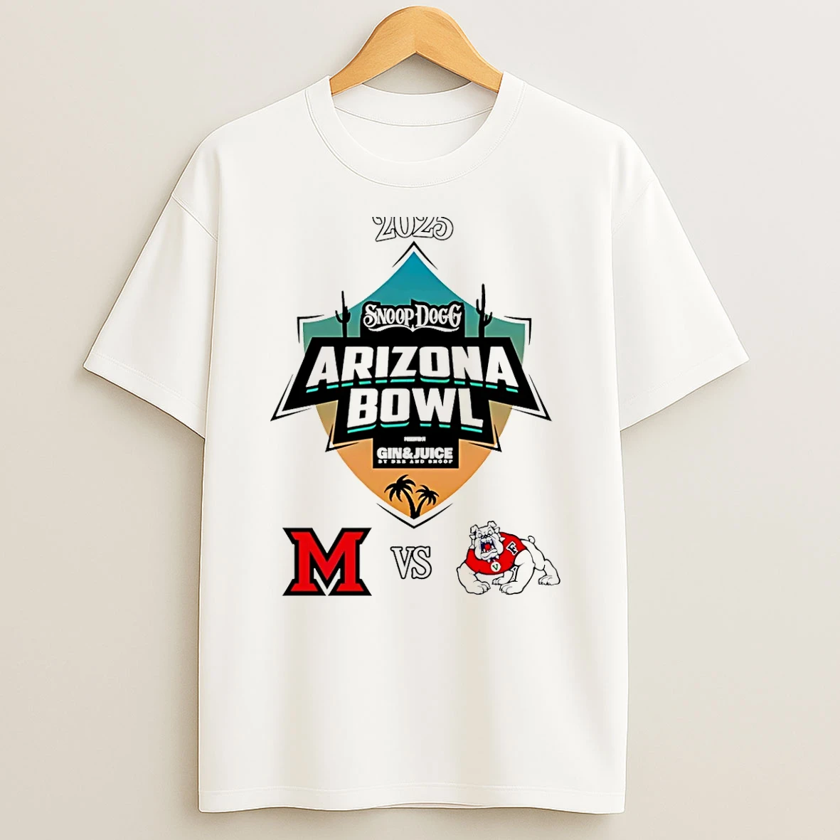 Arizona Bowl 2025 Miami Oh Vs Fresno State T Shirt