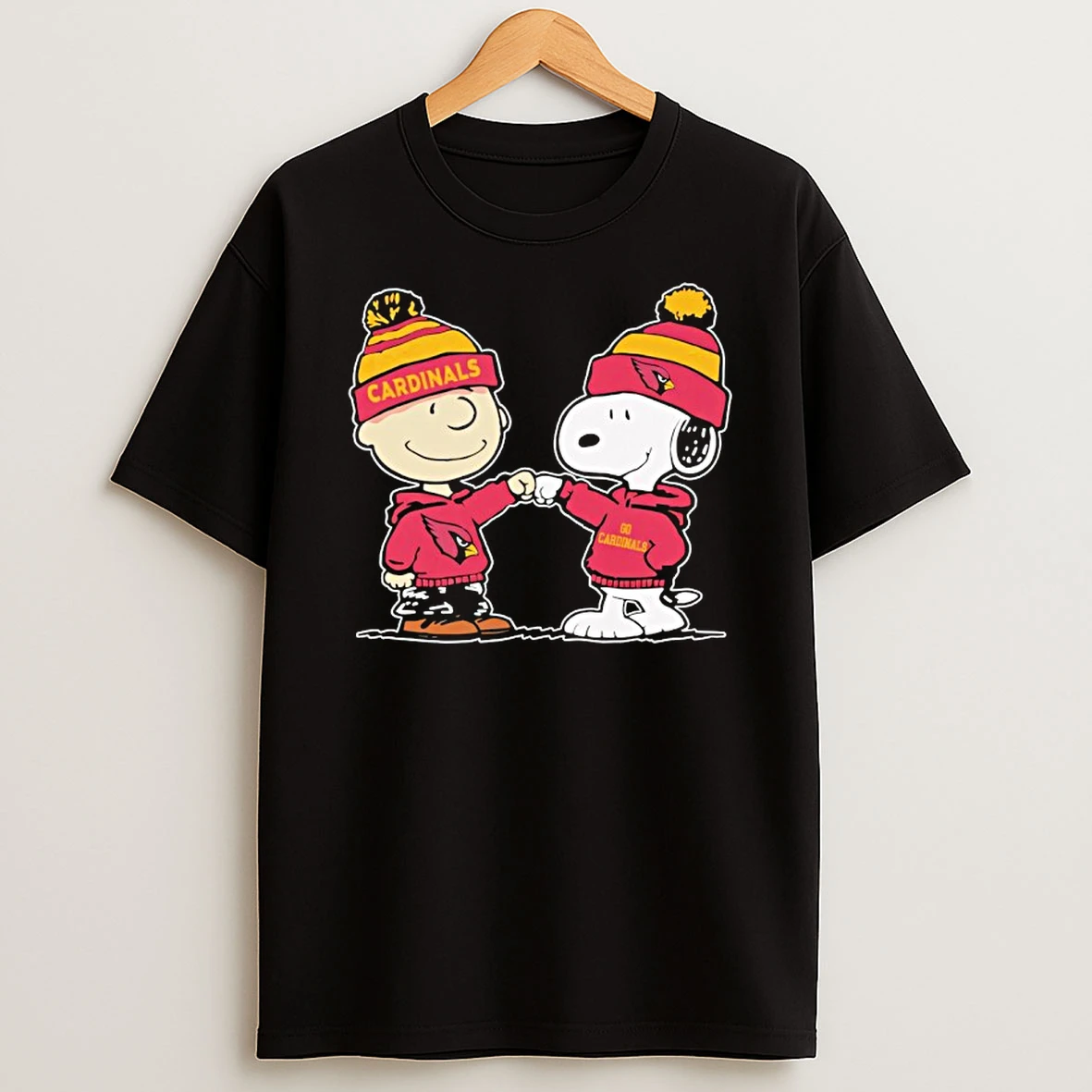 Arizona Cardinals Snoopy And Charlie Brown Best Friends T Shirt