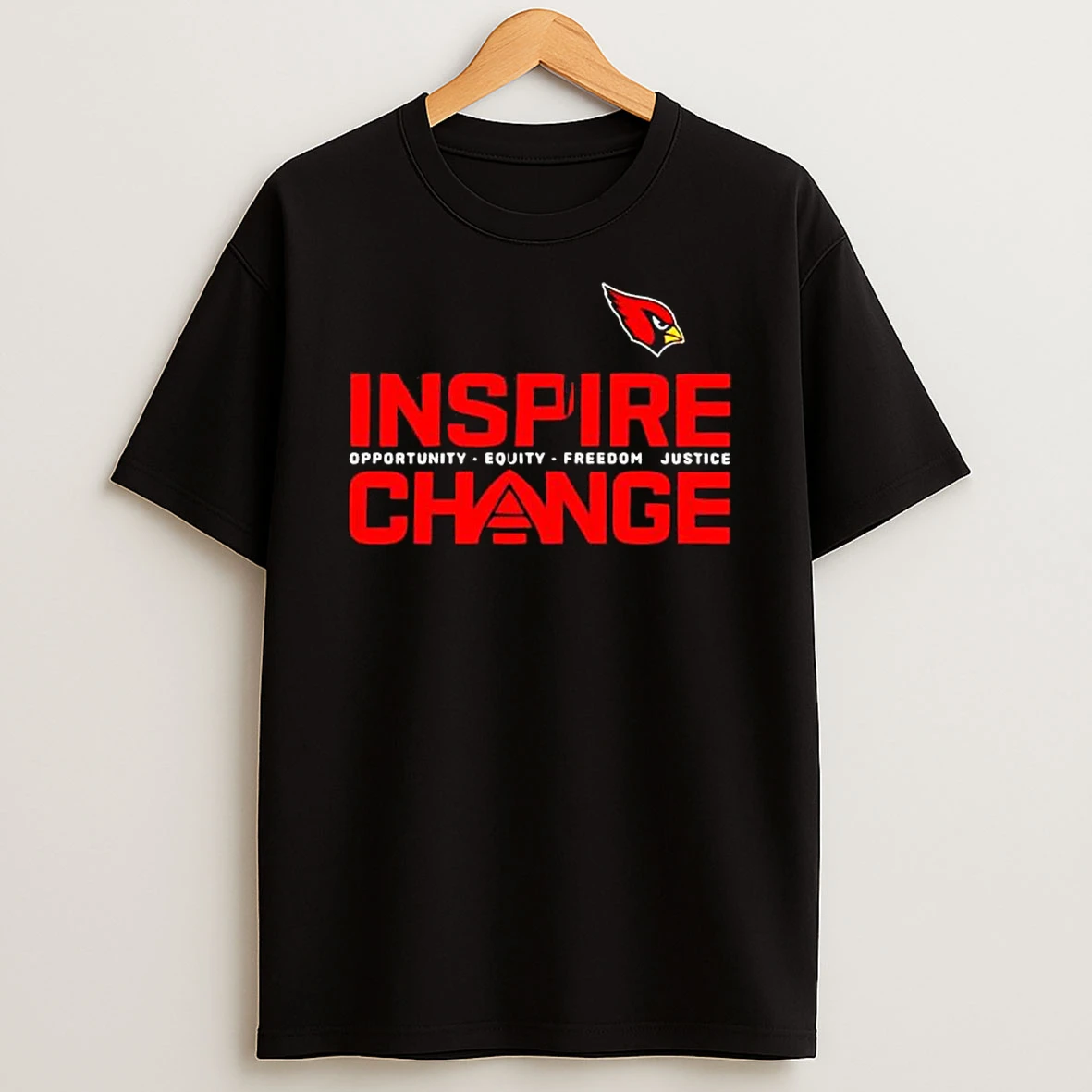 Arizona Cardinals X Inspire Change Logo T Shirt