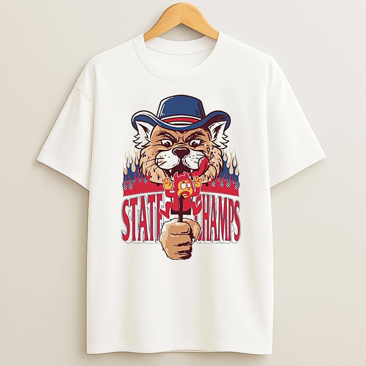 Arizona State Sun Devils Mascot State Champs T Shirt