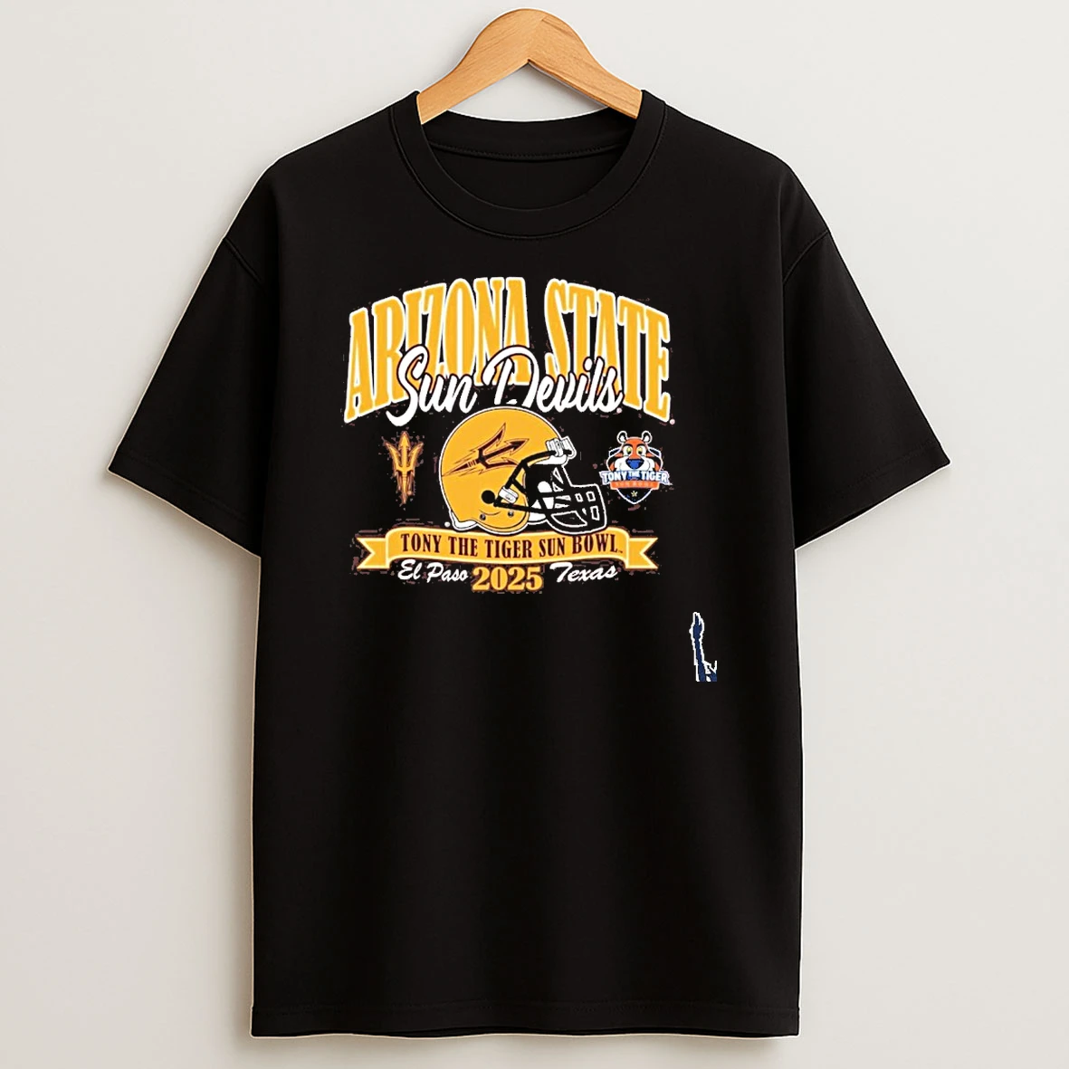 Arizona State University Sun Devils Football 2025 Sun Bowl Bound T Shirt