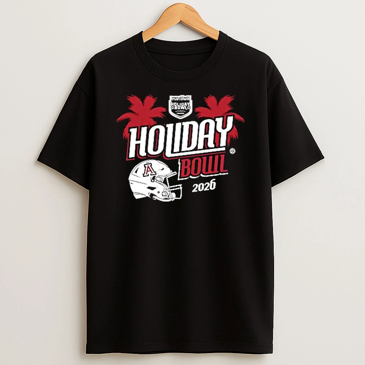 Arizona Wildcats 2025 Holiday Bowl Helmet Logo T Shirt