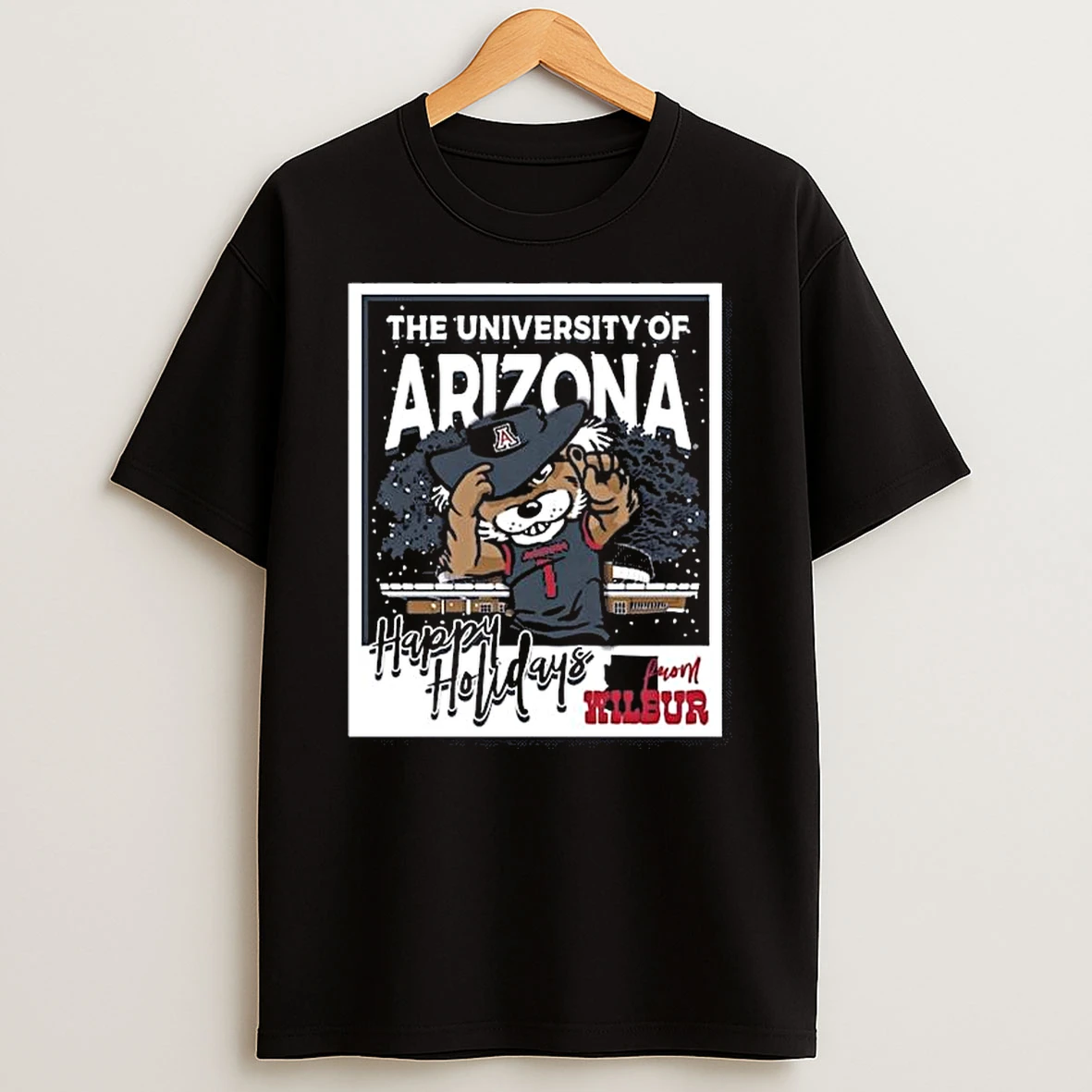 Arizona Wildcats Snowy Polaroid T Shirt