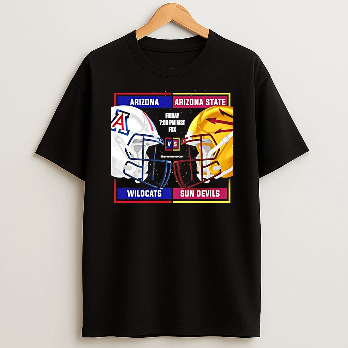 Arizona Wildcats Vs Arizona State Sun Devils 2025 Football Helmet T Shirt