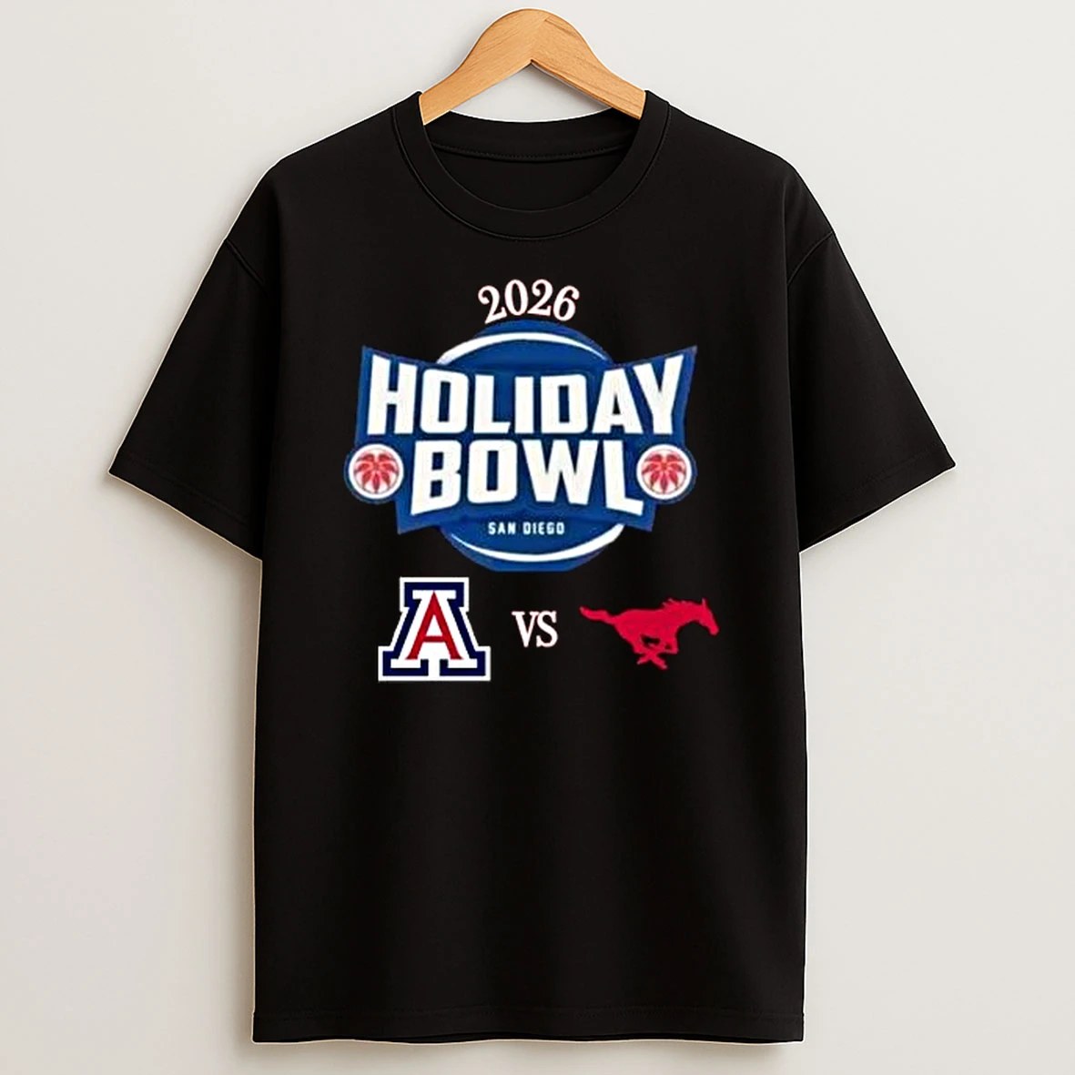 Arizona Wildcats Vs Smu Mustangs Holiday Bowl Snapdragon Stadium January 2nd 2025 T Shirt