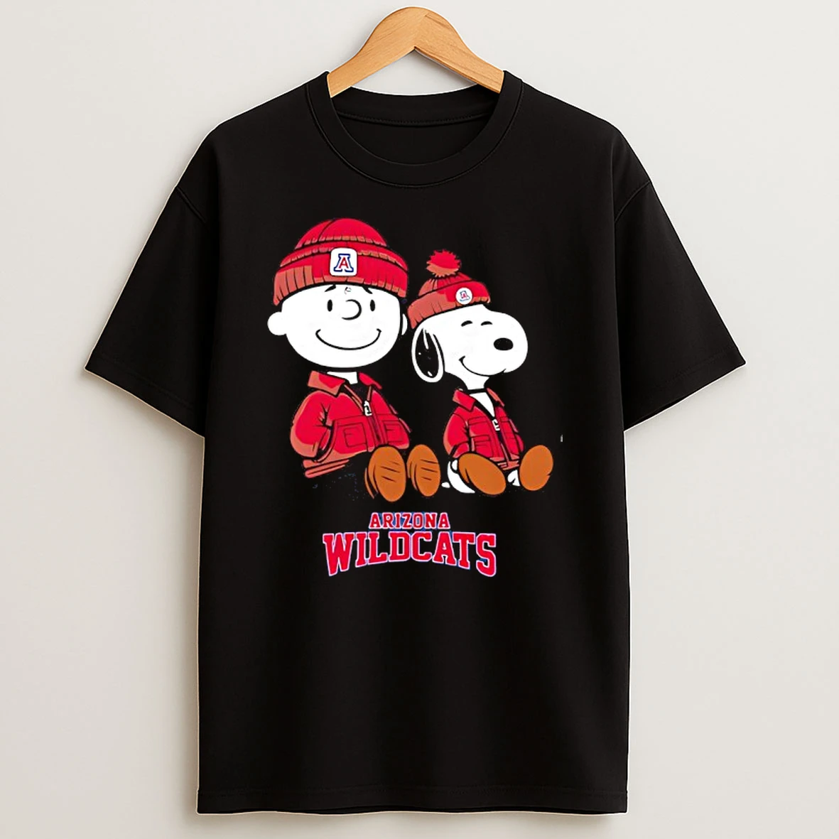 Arizona Wildcats X Snoopy And Charlie Brown T Shirt