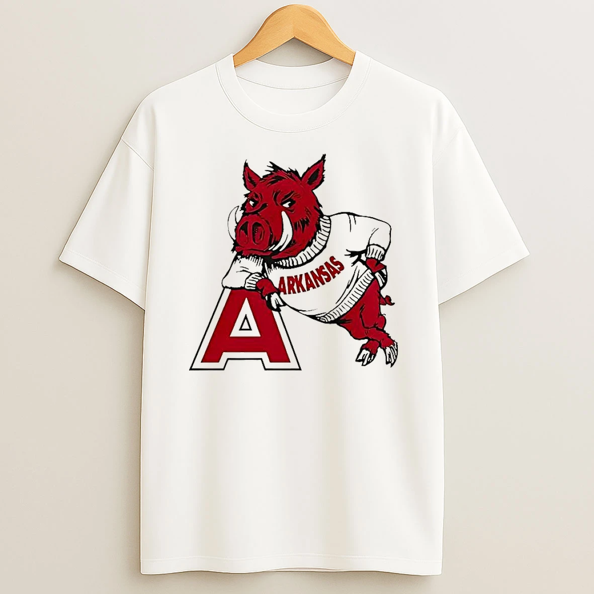 Arkansas Razorbacks Football Razorback Family Logo And Mascot T Shirt