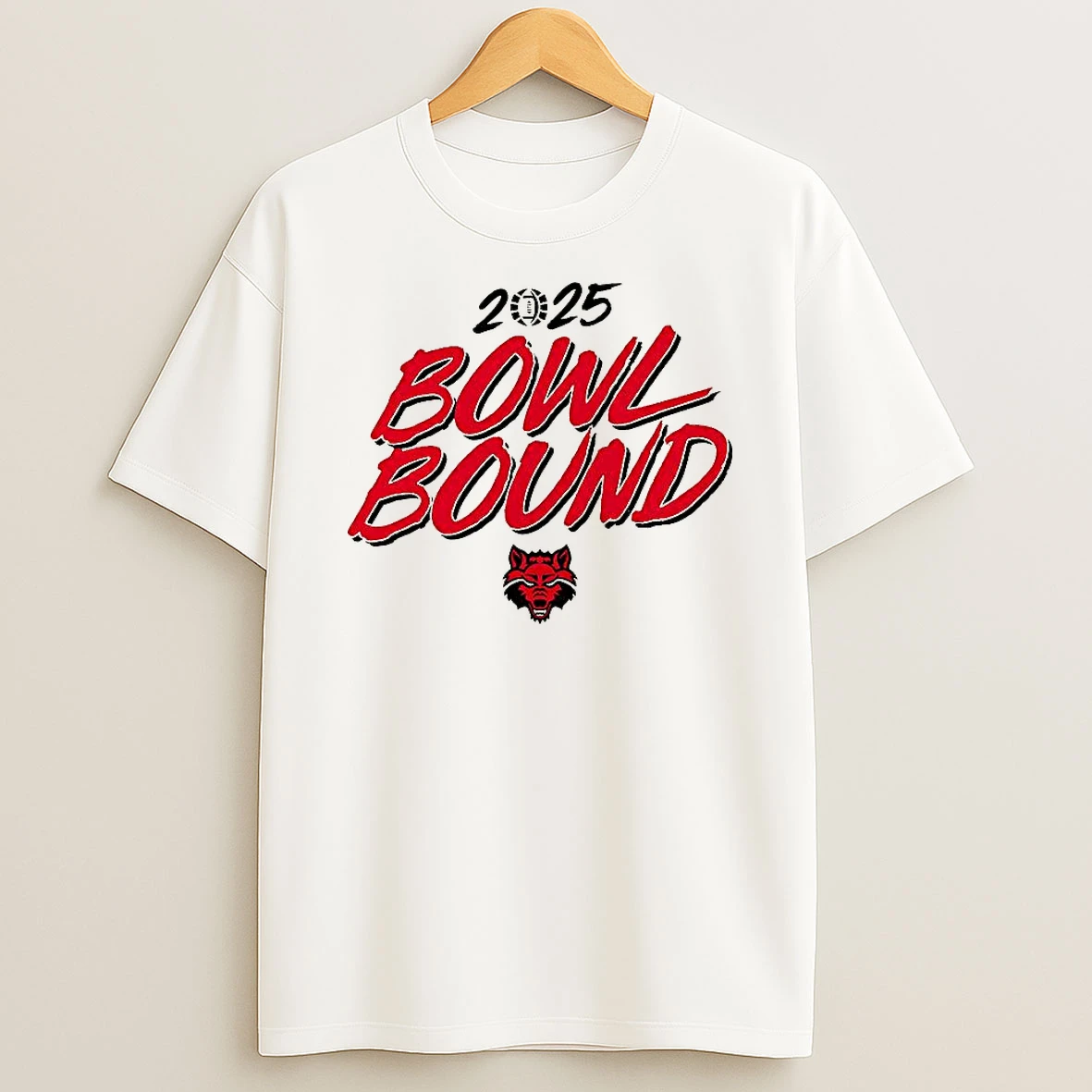 Arkansas State Red Wolves 2025 Bowl Bound T Shirt