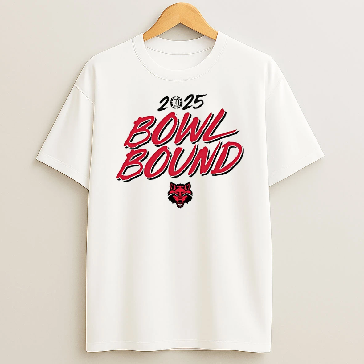 Arkansas State Red Wolves 2025 Bowl Season Bound T Shirt