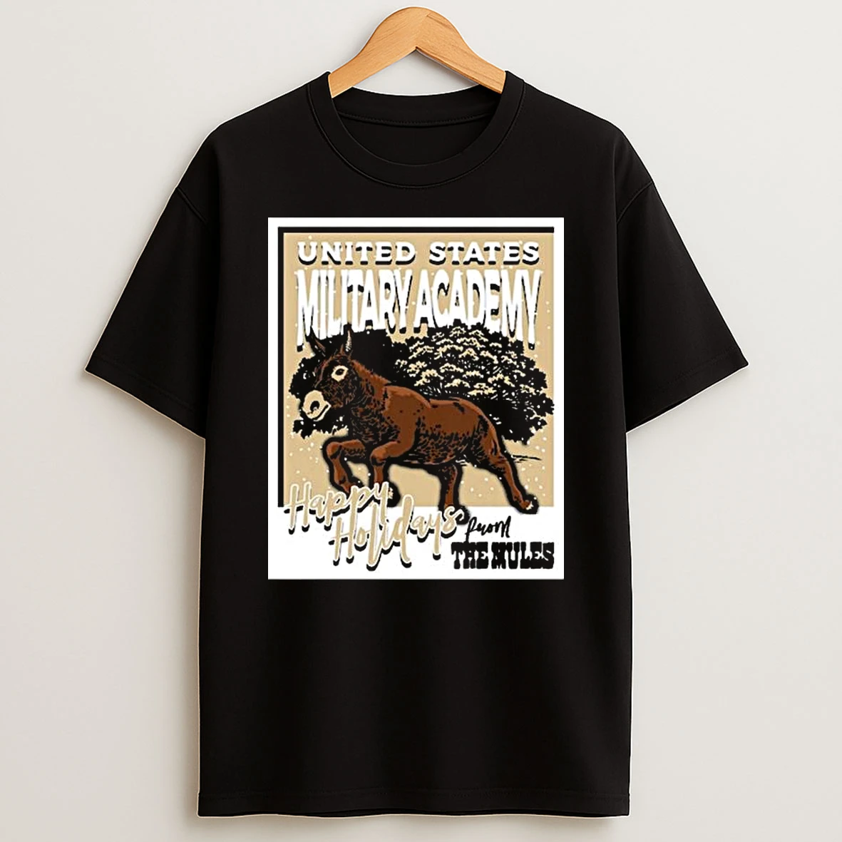 Army Black Knights Snowy Polaroid T Shirt