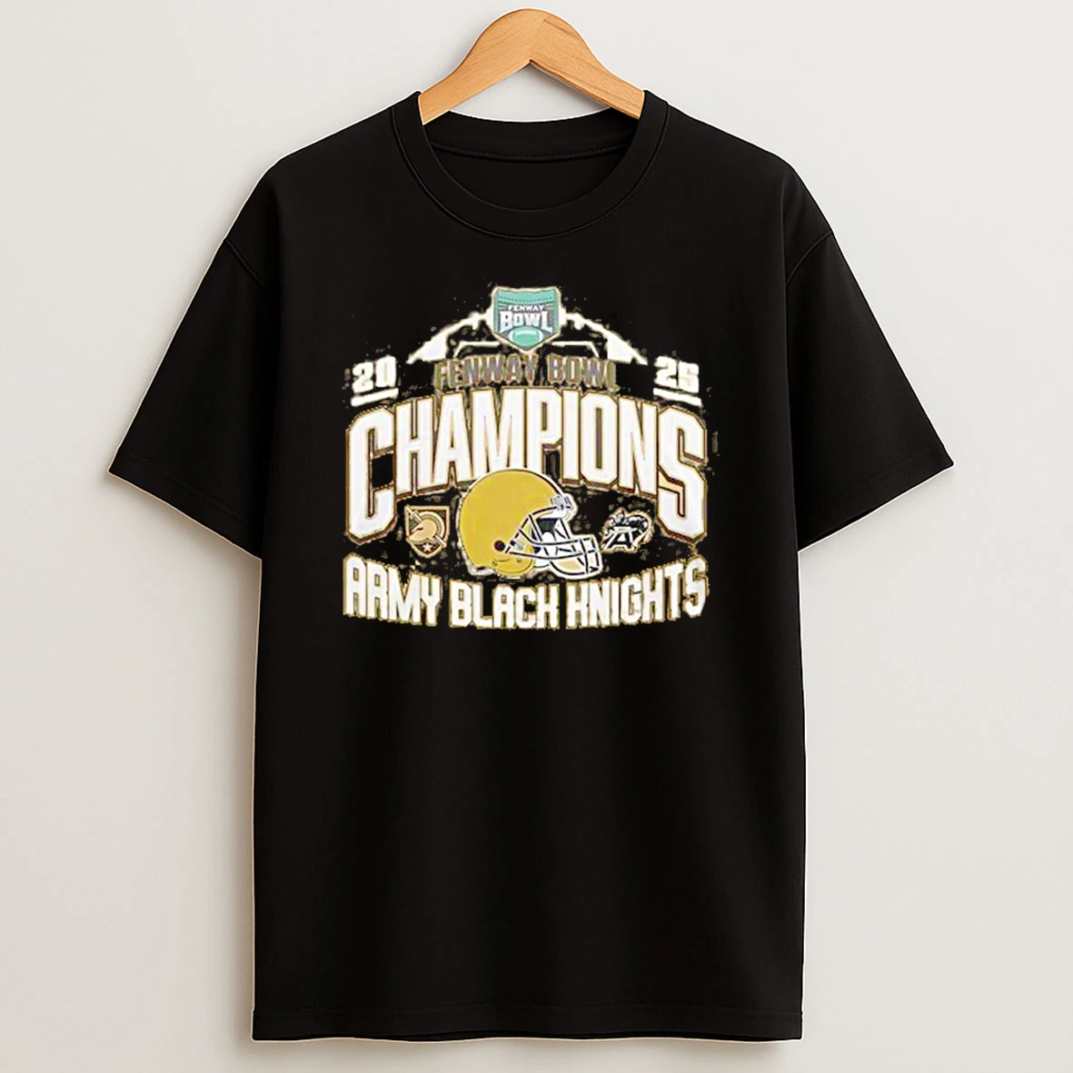 Army Black Knights Wasabi Fenway Bowl Champions 2025 T Shirt